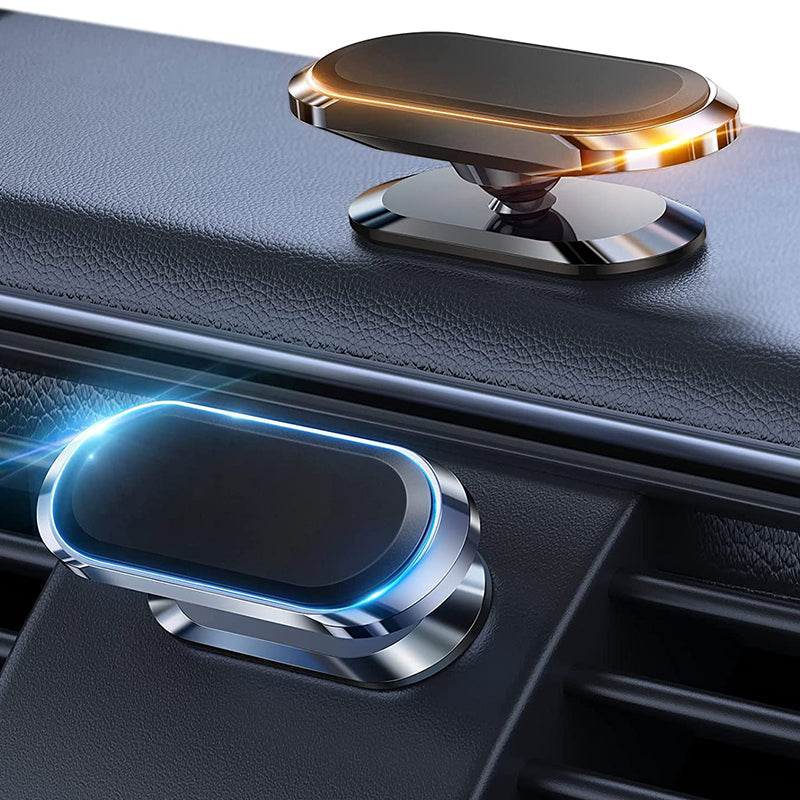 Magnetic Car Phone Holder, Swivels a Full Circle and Tilts to Your Angle | Strong Magnets Hold Large Handsets Steady