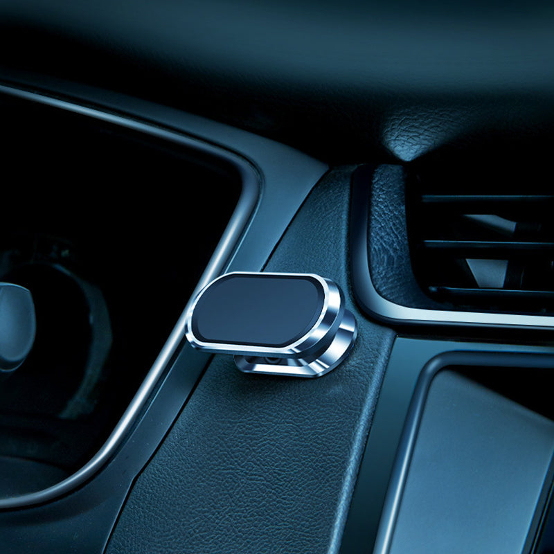 Magnetic Car Phone Holder, Swivels a Full Circle and Tilts to Your Angle | Strong Magnets Hold Large Handsets Steady