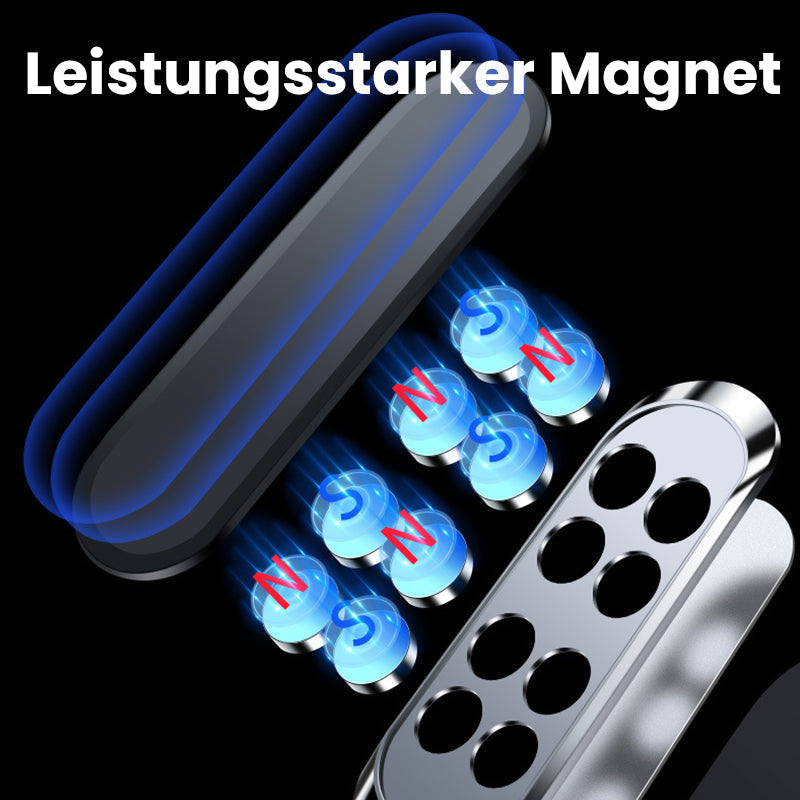 Magnetic Car Phone Holder, Swivels a Full Circle and Tilts to Your Angle | Strong Magnets Hold Large Handsets Steady