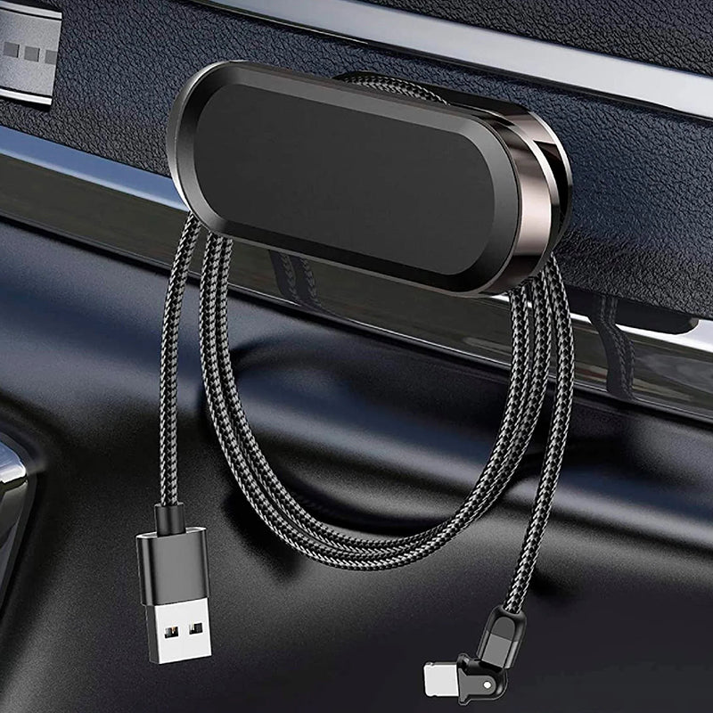 Magnetic Car Phone Holder, Swivels a Full Circle and Tilts to Your Angle | Strong Magnets Hold Large Handsets Steady