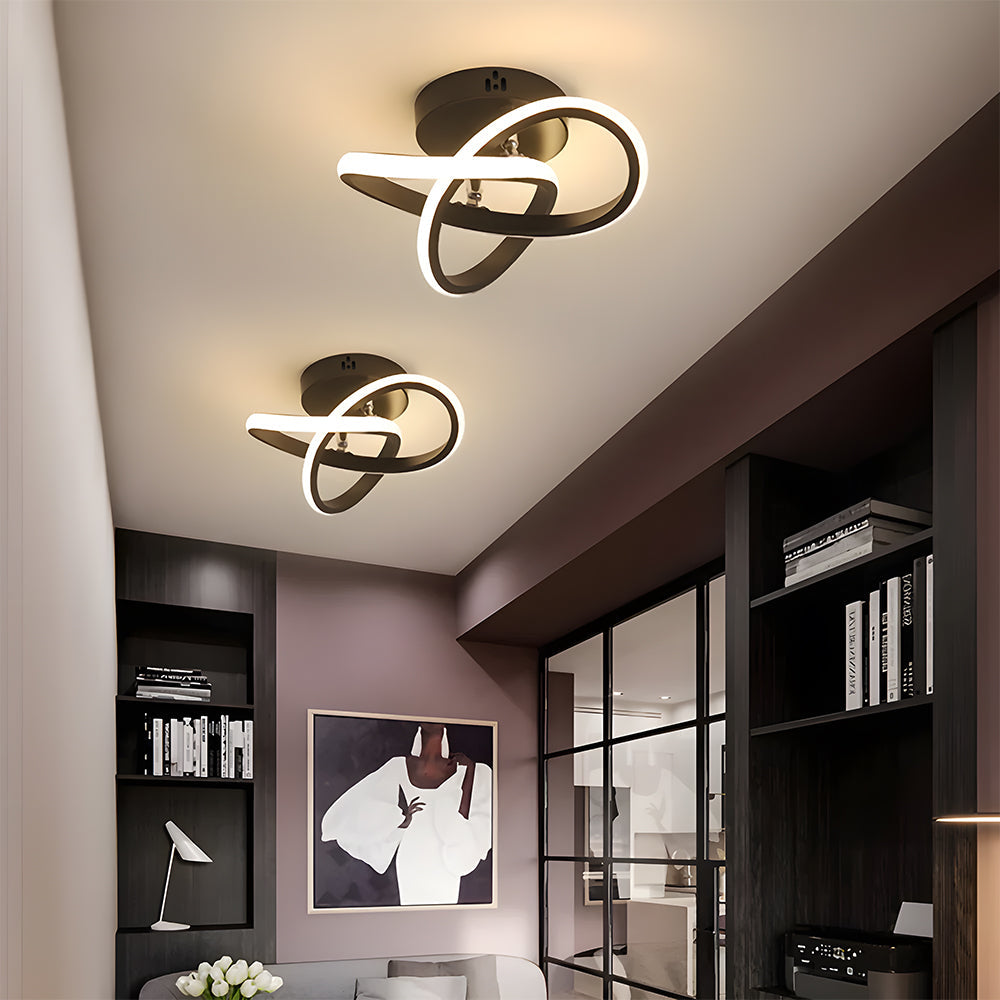 White LED Ceiling Light Round Flush Mount