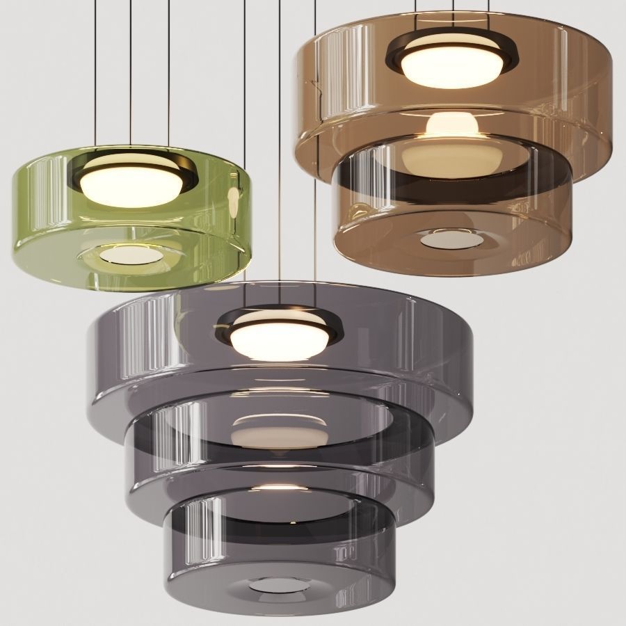 Bauhaus Glass Pendant Light Hanging Lamp