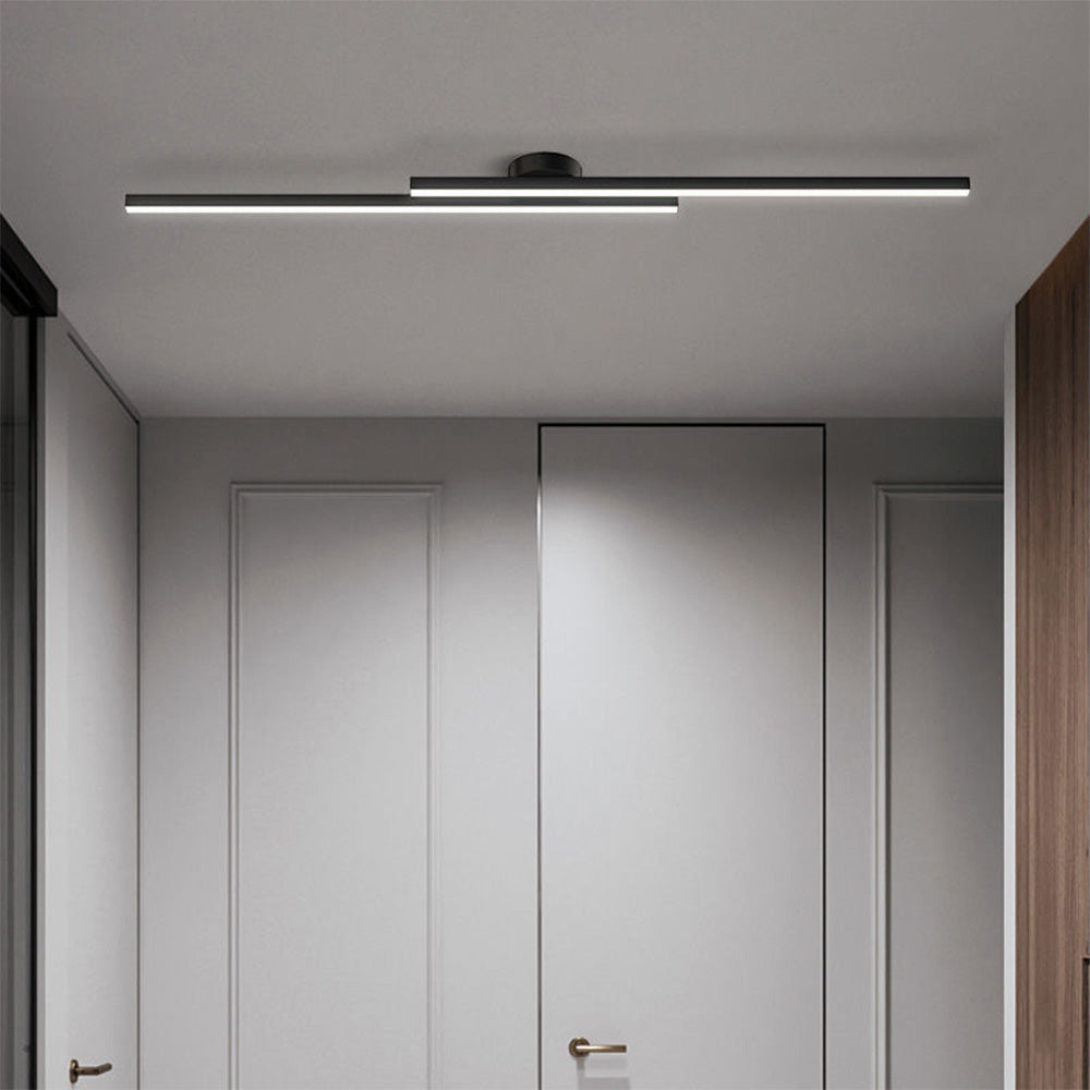 Modern LED Ceiling Light Aluminum Semi Flush