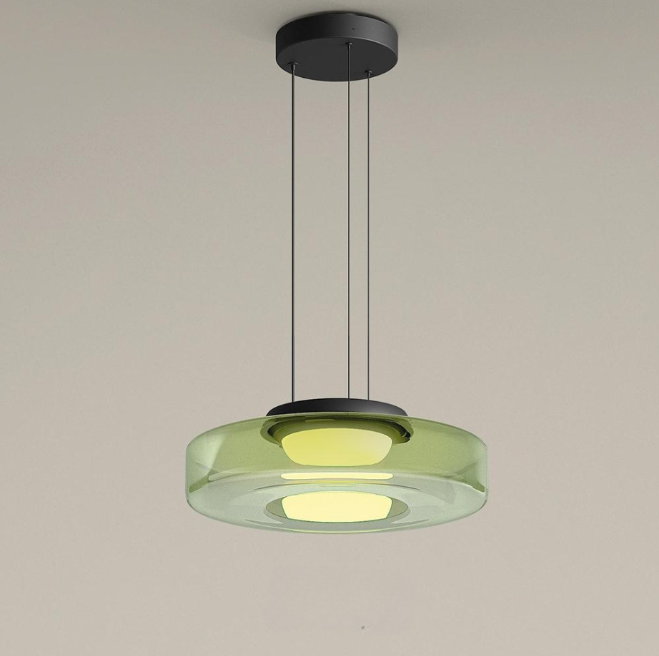 Bauhaus Glass Pendant Light Hanging Lamp