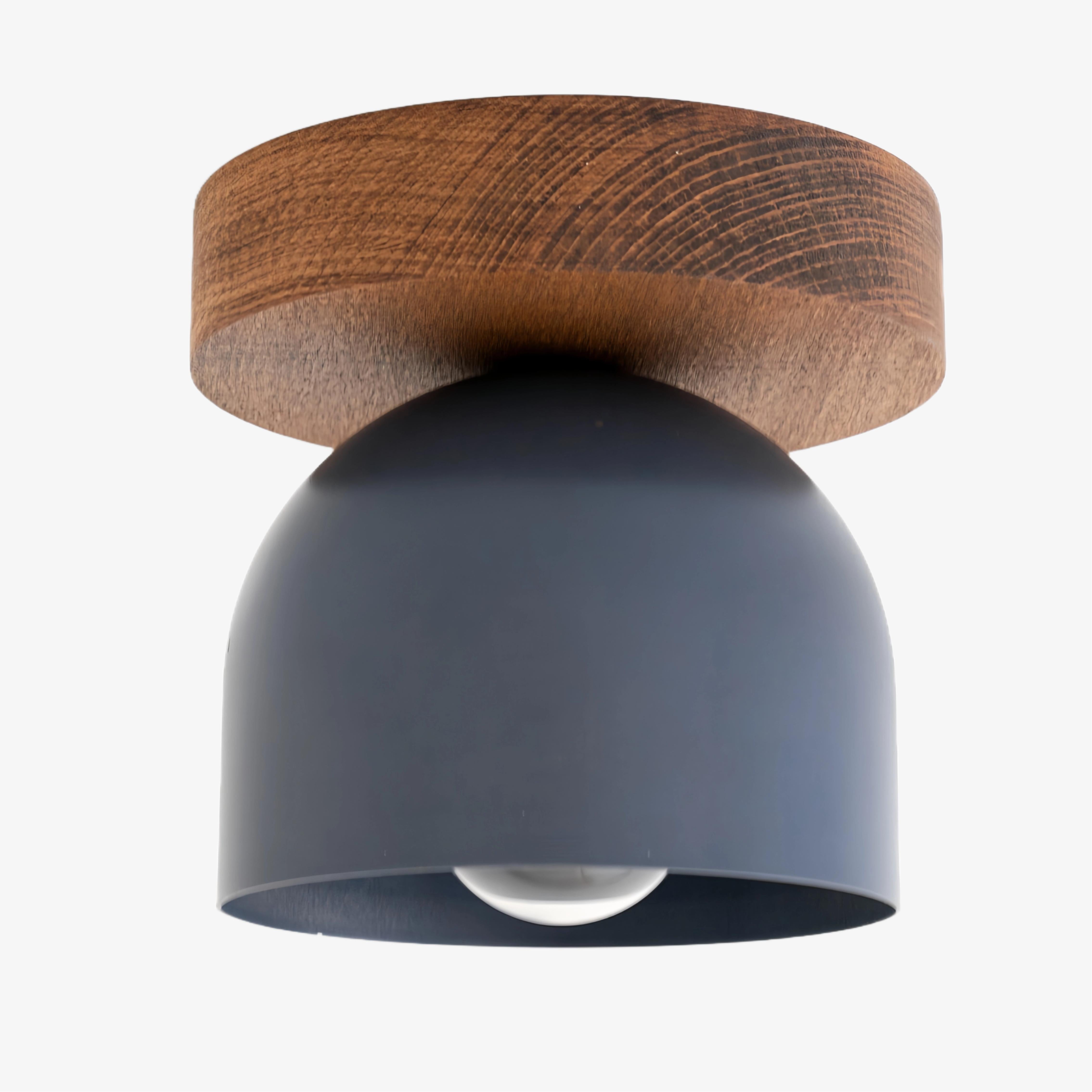 Wood Metal Ceiling Light