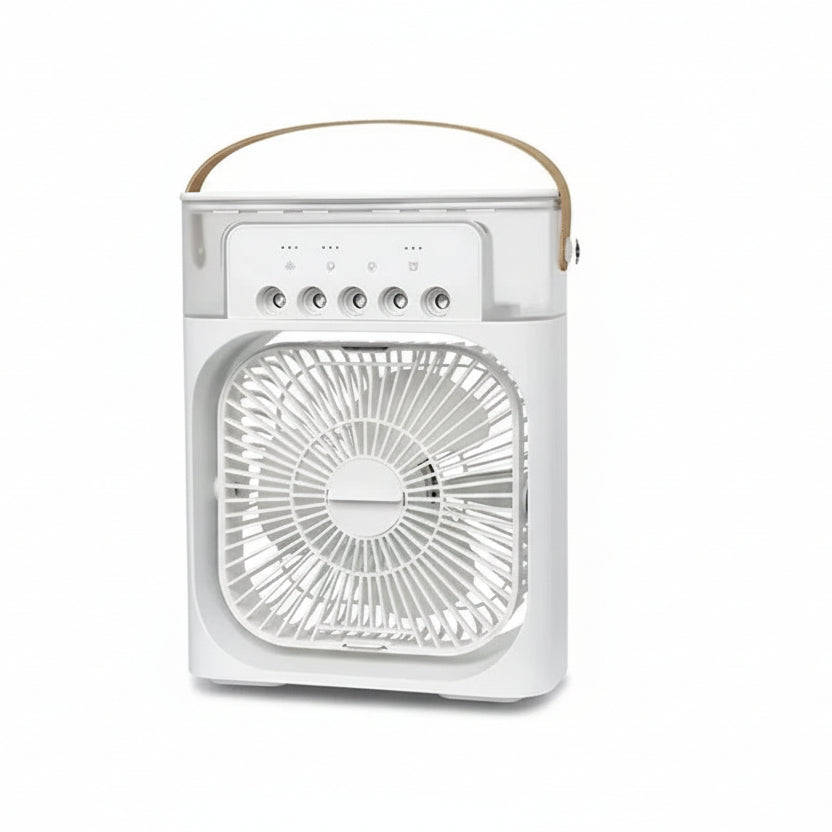 Portable Humidifier with Fan for Desk or Bedroom | Compact 2-in-1 Design | Energy-Efficient Freshness