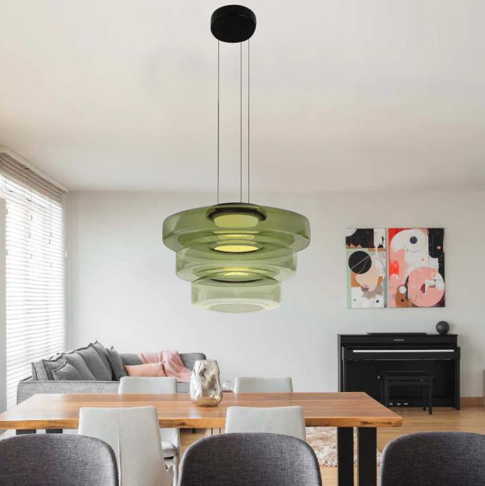 Bauhaus Glass Pendant Light Hanging Lamp