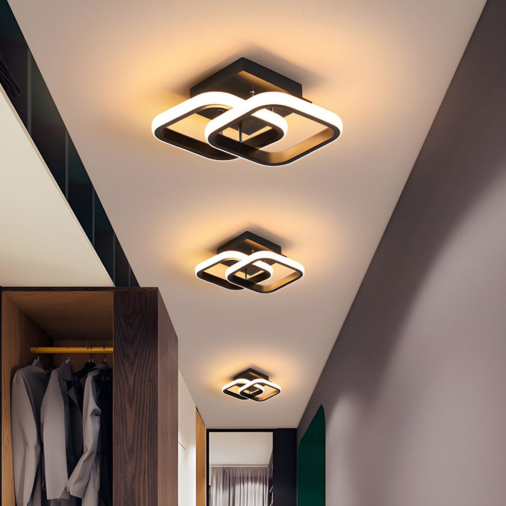 White LED Ceiling Light Round Flush Mount