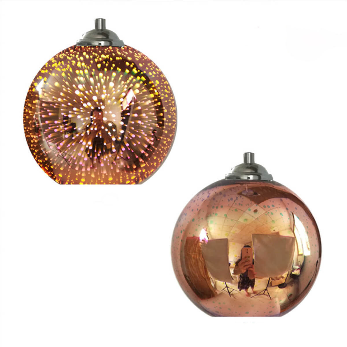 3D Firework Pendant Light Colorful Ceiling Lamp