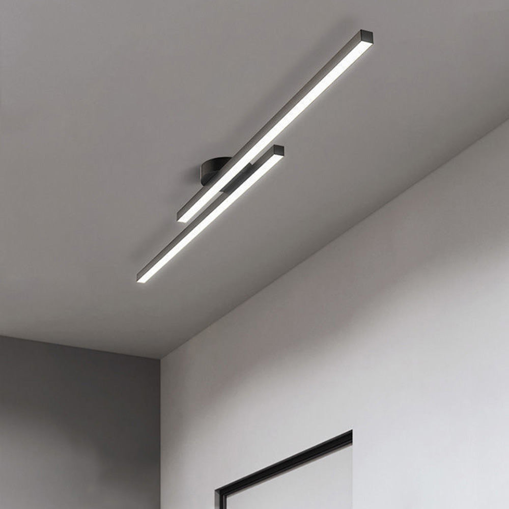 Modern LED Ceiling Light Aluminum Semi Flush