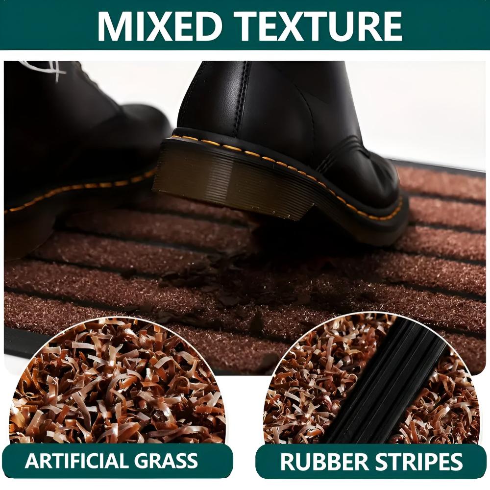 Striped Door Mat Non Slip Entryway