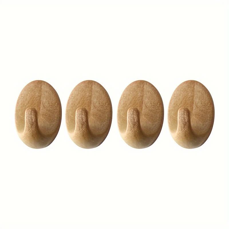 Self Adhesive Wood Look Wall Hooks