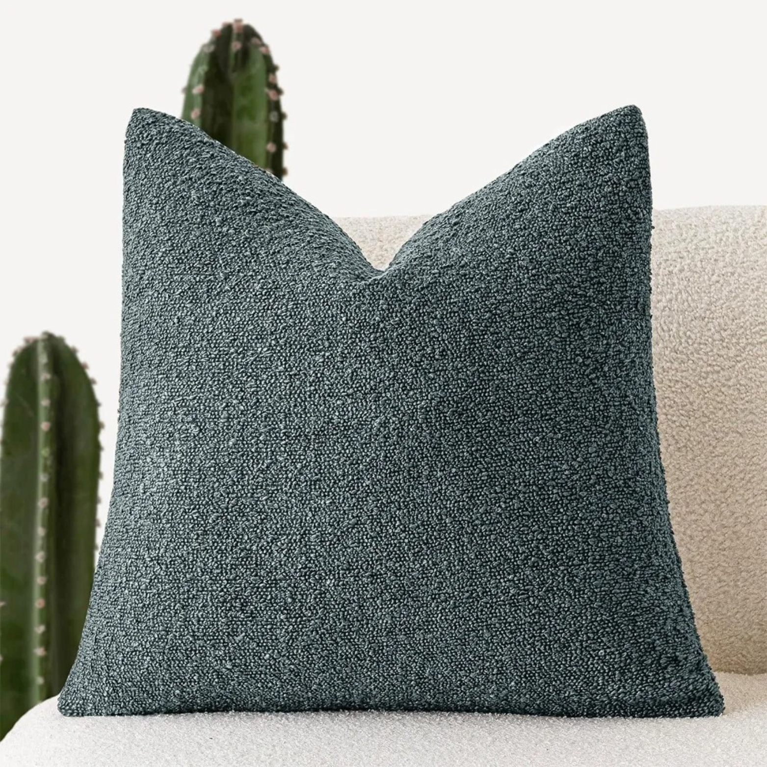 Boucle Cushion Cover 45x45cm Decorative Pillow