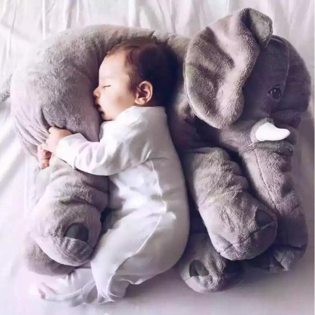 Plush Elephant Cushion Soft Stuffed Pillow