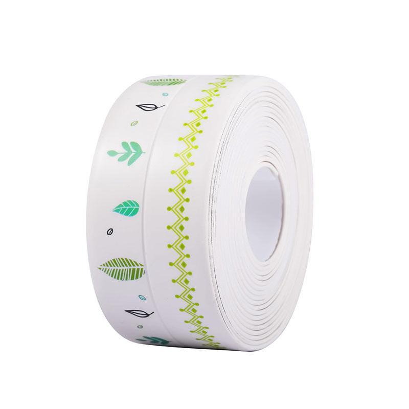 Waterproof Self Adhesive Sealing Tape, Mould Resistant | Kitchen Sink Accessories for Gaps Along Bath or Stove | Eleven Finishes
