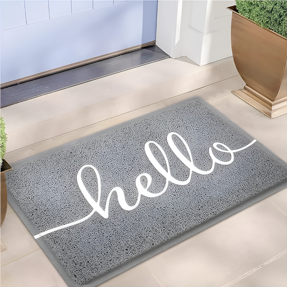 Hello Doormat for Entryway Floor