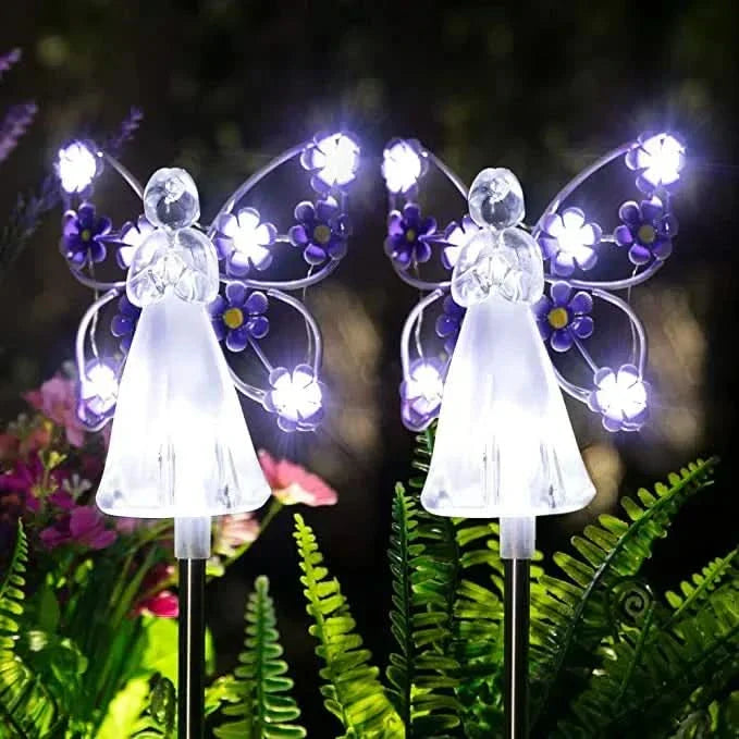 Solar Angel LED Garden Light for Outdoor Decoration