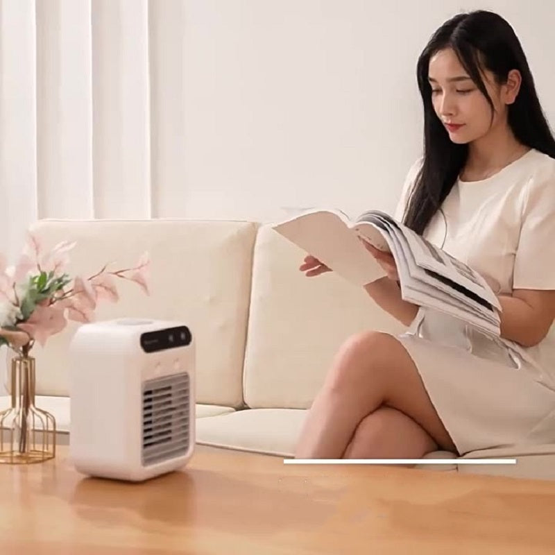 Portable Mini Air Cooler with Water Tank – Compact Quiet Personal Air Cooling Unit