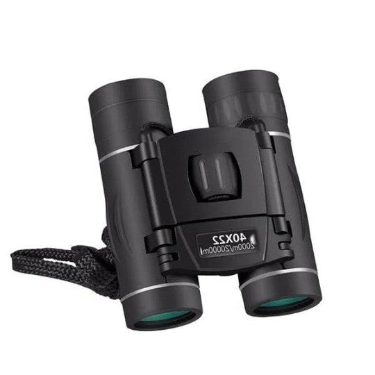 HD 40x22 Compact Binoculars with Wide Field of View | Long-Range Zoom for Hiking, Camping and Hunting
