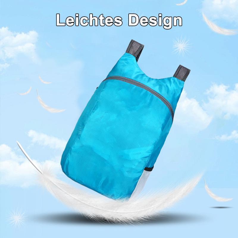 Foldable Travel Backpack That Packs Into Its Own Pouch | Lightweight 30D Nylon Daypack for Hiking, School or Carry-On