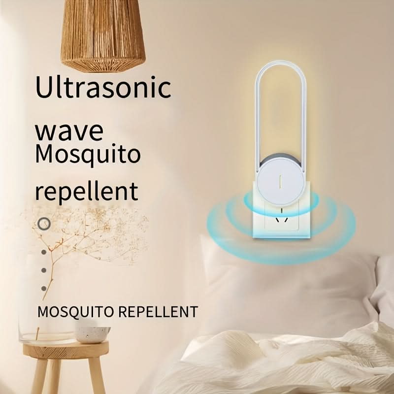 Ultrasonic Indoor Insect Repellent | Non-Toxic & Silent Operation | Compact Pest Control for Bedrooms, Kitchens & Living Rooms