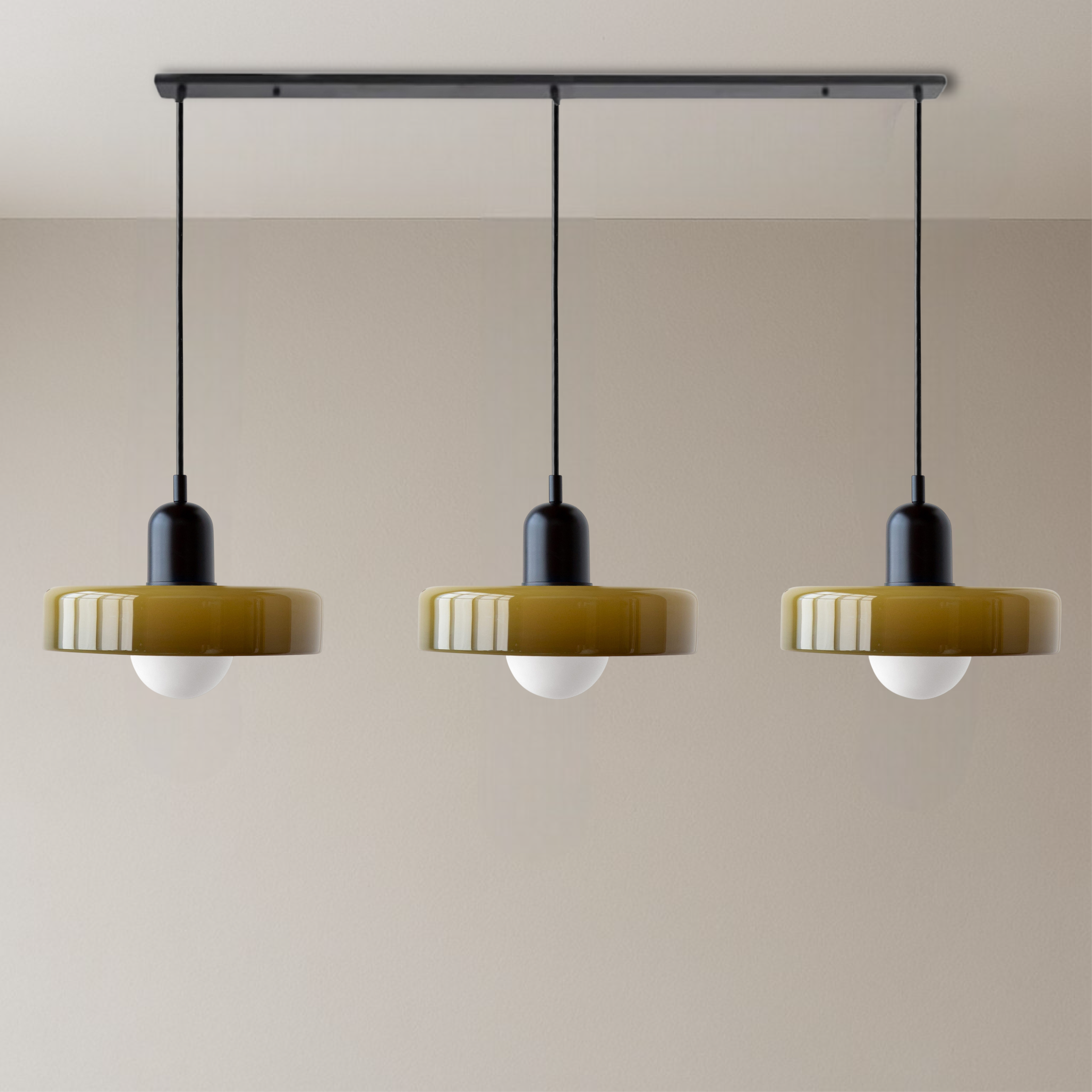 Bauhaus Glass Pendant Lamp