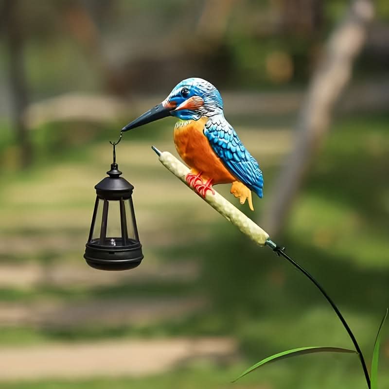 Solar Hummingbird Hanging Lantern | Metal, IP65 Waterproof | Auto Dusk-to-Dawn Solar Light for Gardens, Yards & Patios