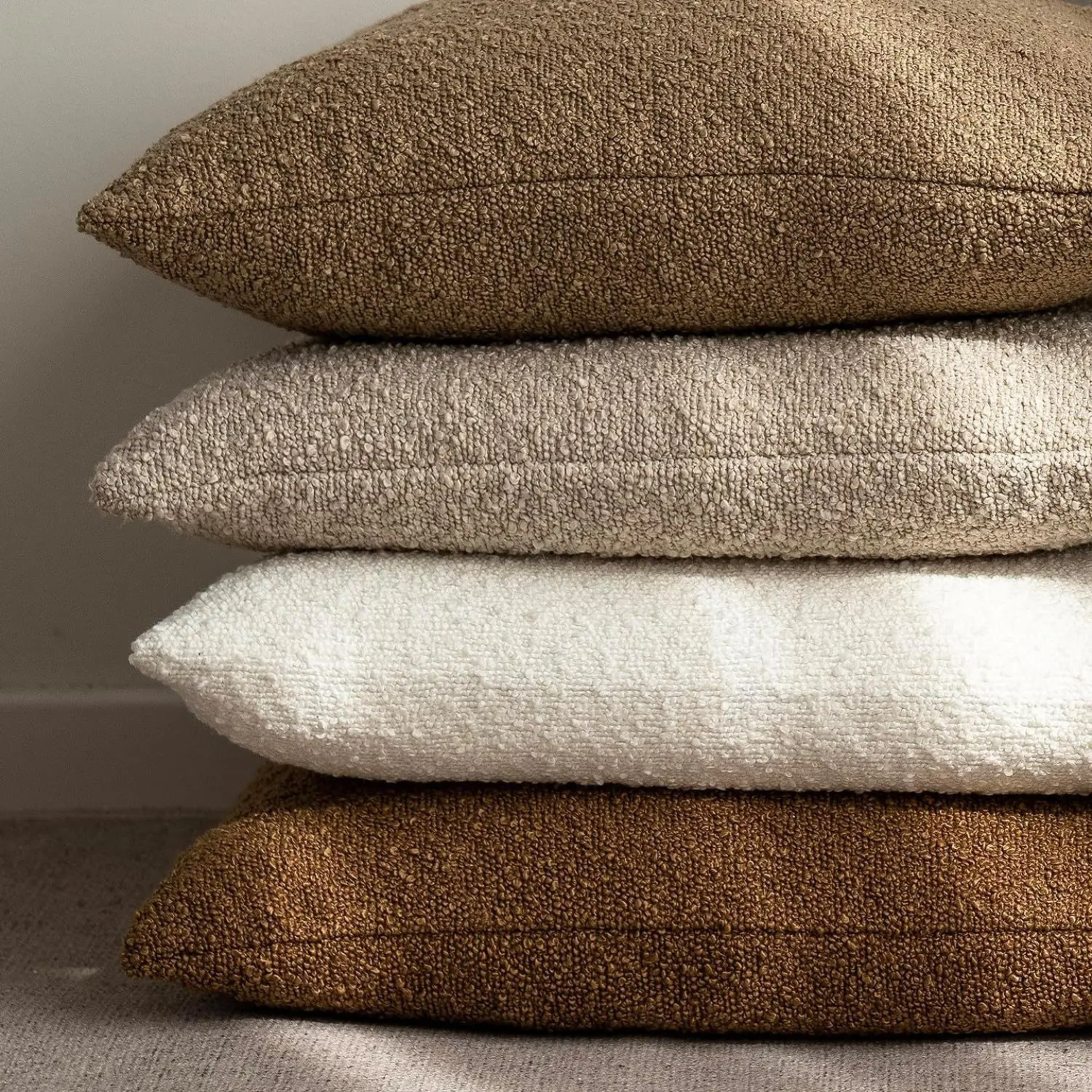 Boucle Cushion Cover 45x45cm Decorative Pillow
