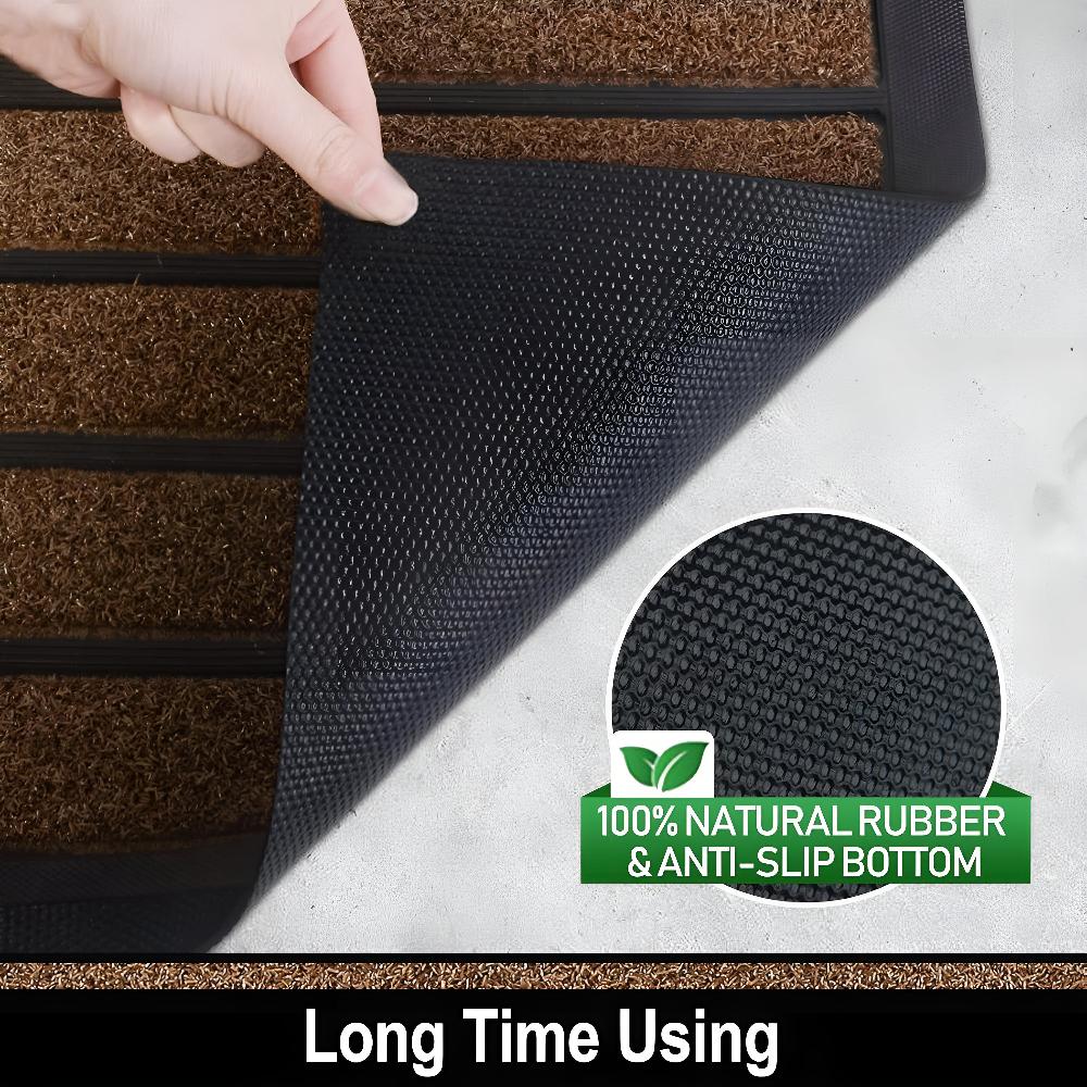 Striped Door Mat Non Slip Entryway