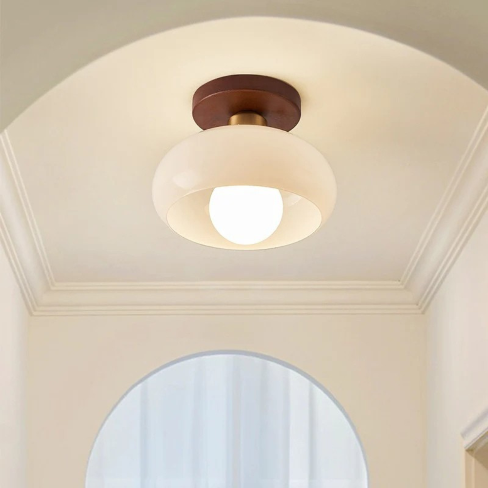 Bauhaus Glass Ceiling Light Flush Mount