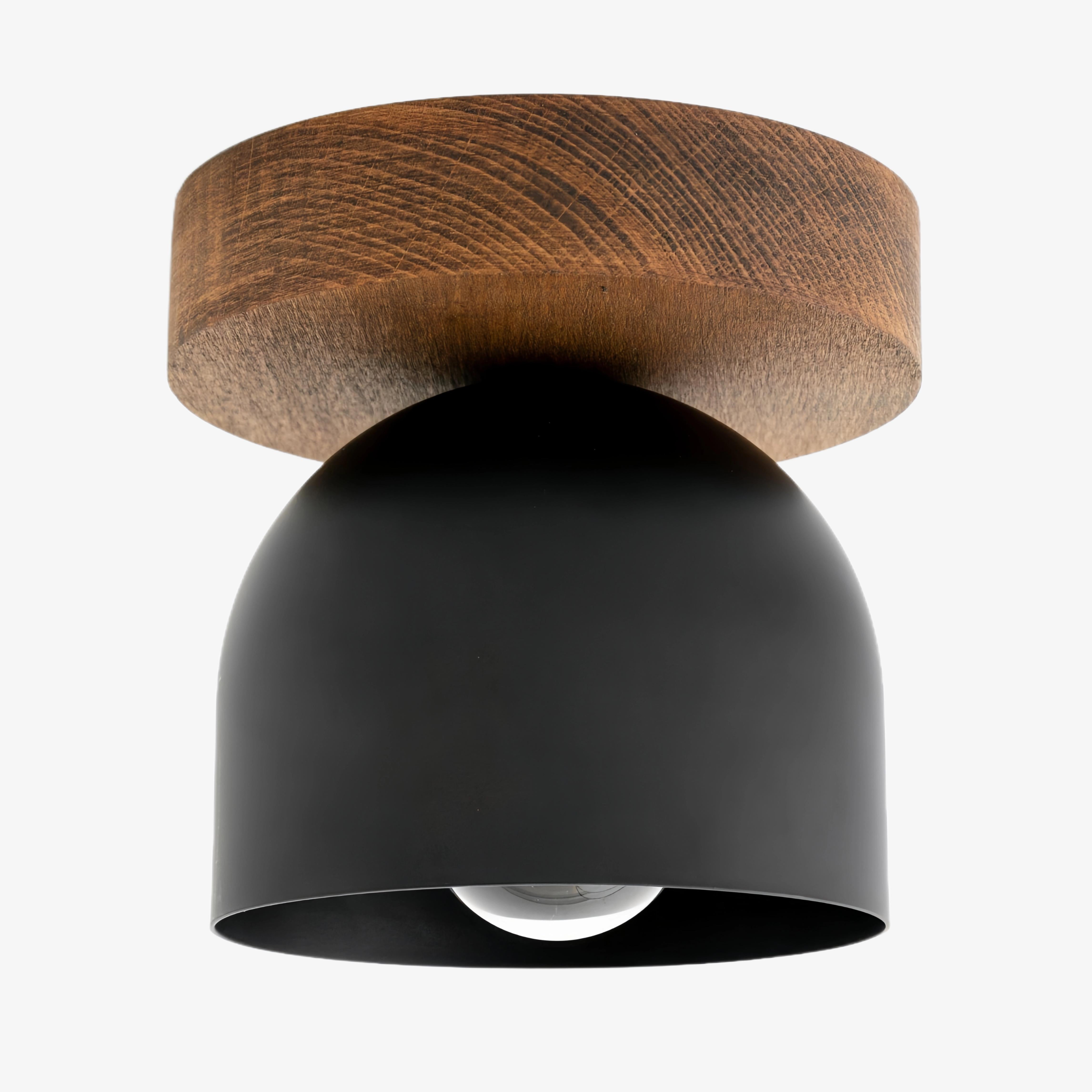 Wood Metal Ceiling Light