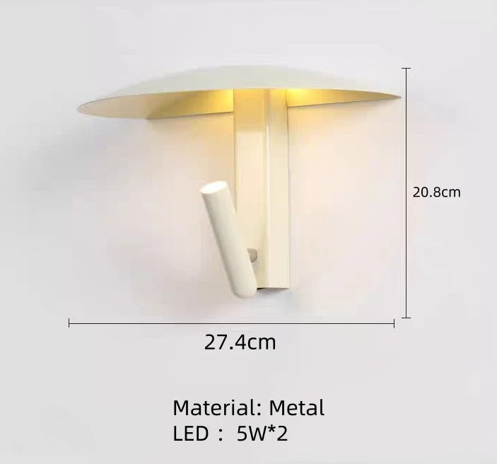 Minimalist Mushroom Wall Lamp for Cozy Interiors