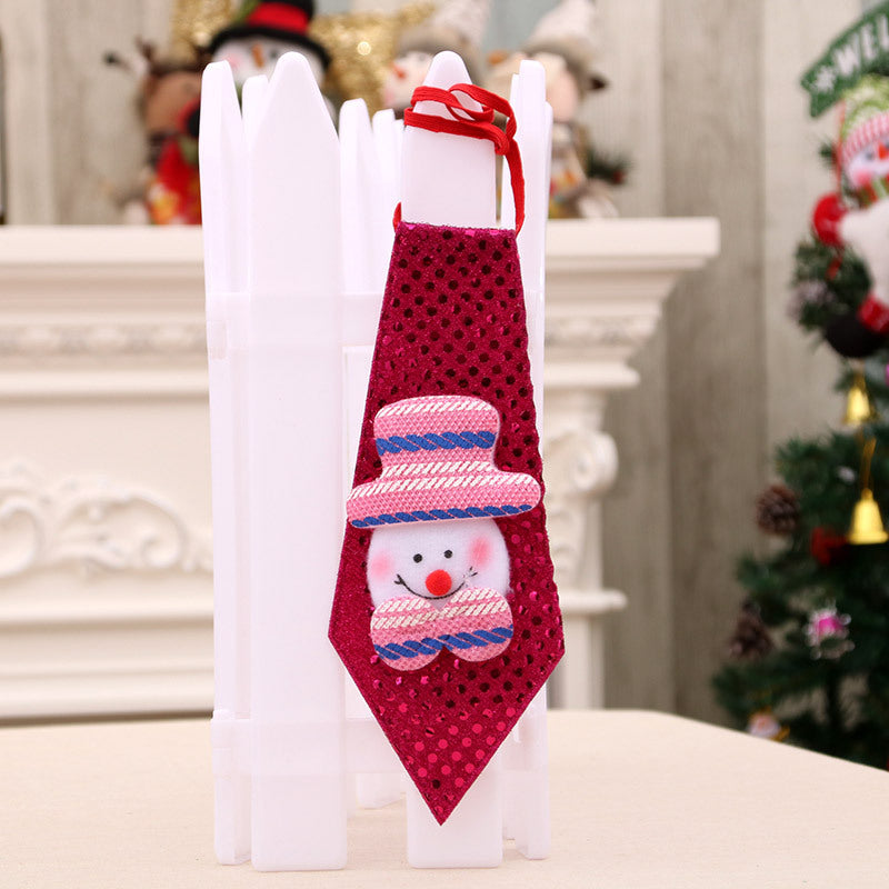 Light Up Santa Tie for Holiday Parties | Playful Novelty Christmas Accessories | Simple On and Off Switch, Flexible Fabric
