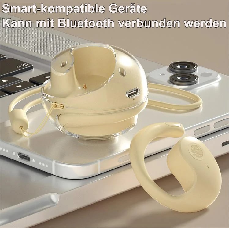 Open-Ear Wireless Earbuds with Flexible Hook | IPX7 Waterproof, Dual-Mic ENC for Clear Calls | 3 Colors