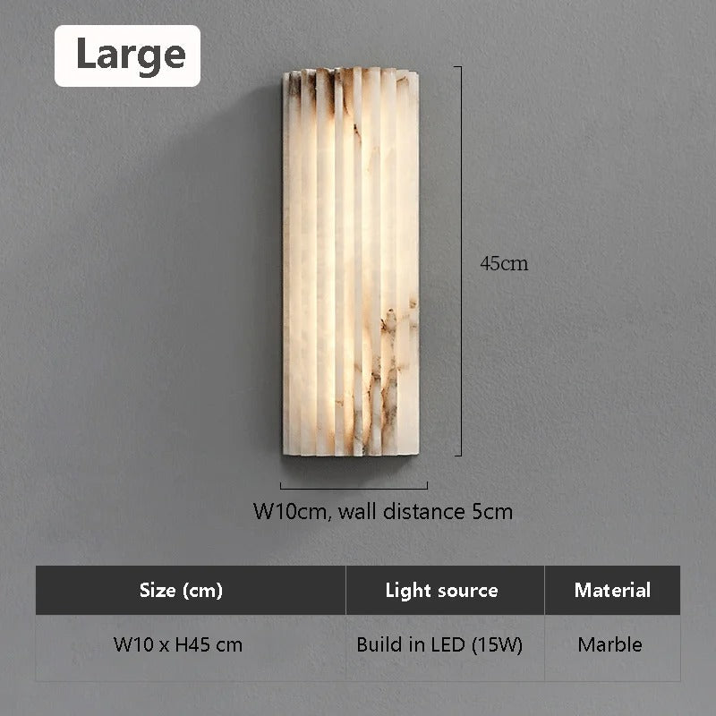 Luxury Marble Bedside Lamp for Cozy Interiors