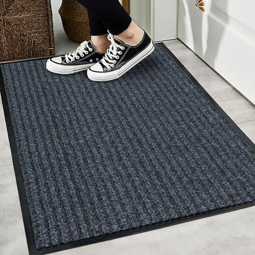 Striped Door Mat for Entryway Floor