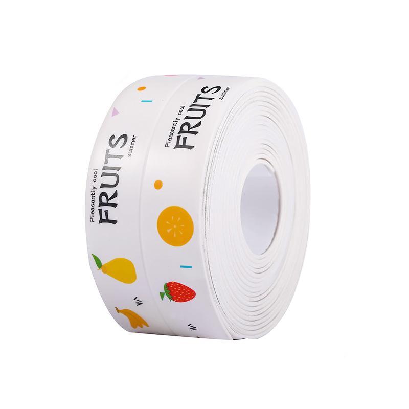 Waterproof Self Adhesive Sealing Tape, Mould Resistant | Kitchen Sink Accessories for Gaps Along Bath or Stove | Eleven Finishes