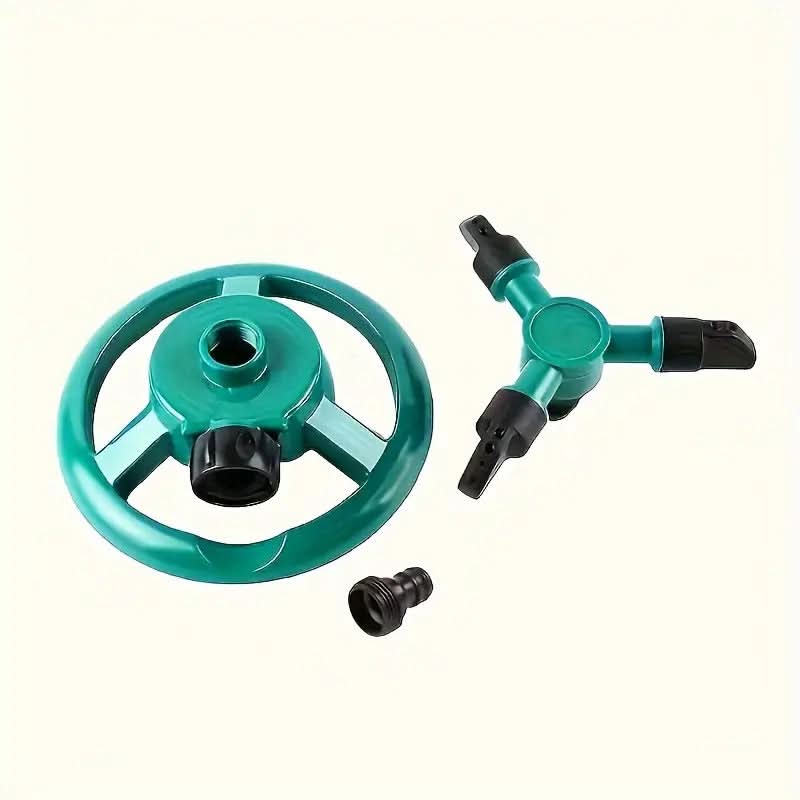 360-Degree Rotating Garden Sprinkler 3.3 x 5.9 In | Durable ABS Build | Wide-Coverage Lawn & Flower Bed Watering