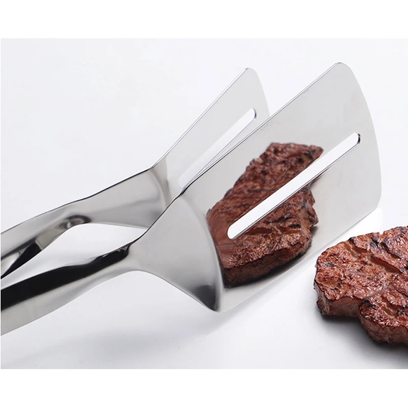 Stainless Steel BBQ Spatula Tongs