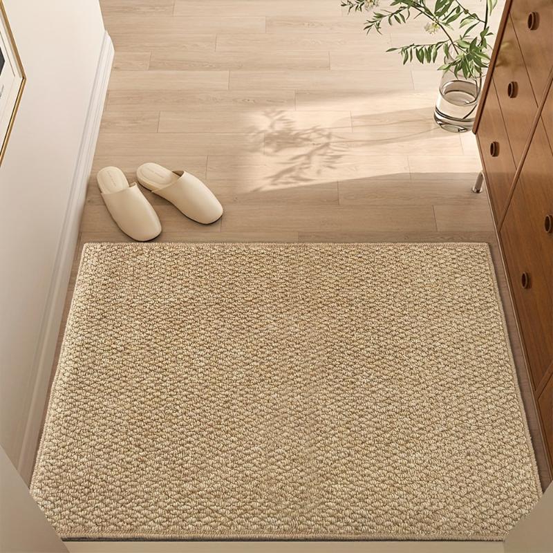 Jute Look Doormat for the Entrance Hall | Backing Grips Even When Wet | Machine Washable Doorway Mat in Two Sizes