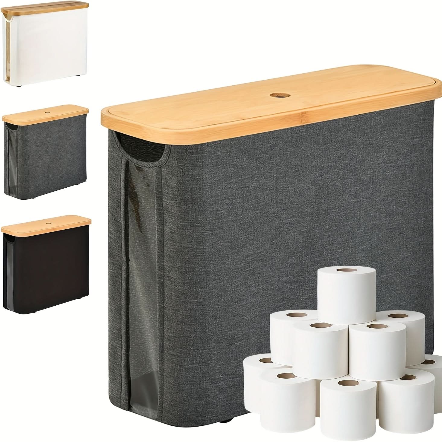 Toilet Paper Holder Storage Basket