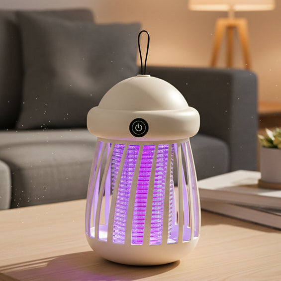 UV Mosquito Killer with 3000V Electric Grid | Rechargeable, Chemical-Free | Quiet Indoor & Outdoor Protection