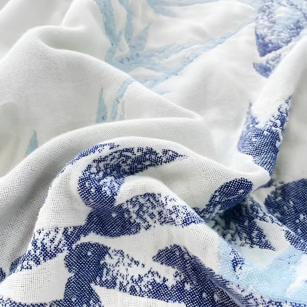 Bamboo Cotton Reversible Jacquard Quilt