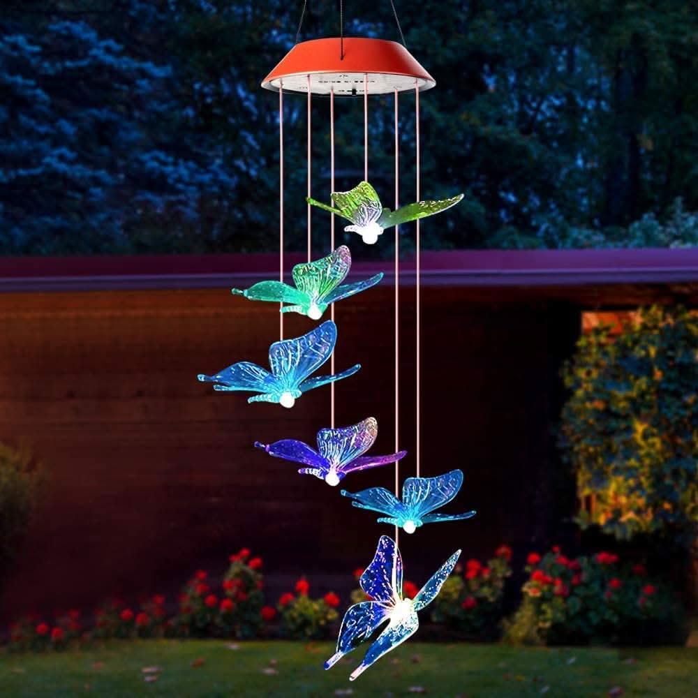 Solar Butterfly Lamps - Colorful Garden Lighting