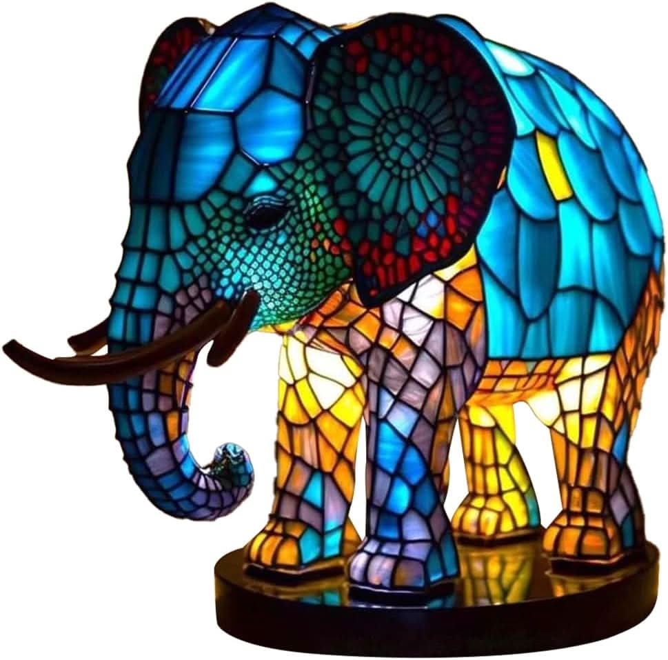LED Table Lamp Resin Design