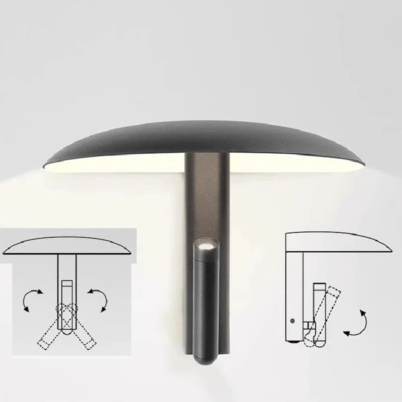 Minimalist Mushroom Wall Lamp for Cozy Interiors
