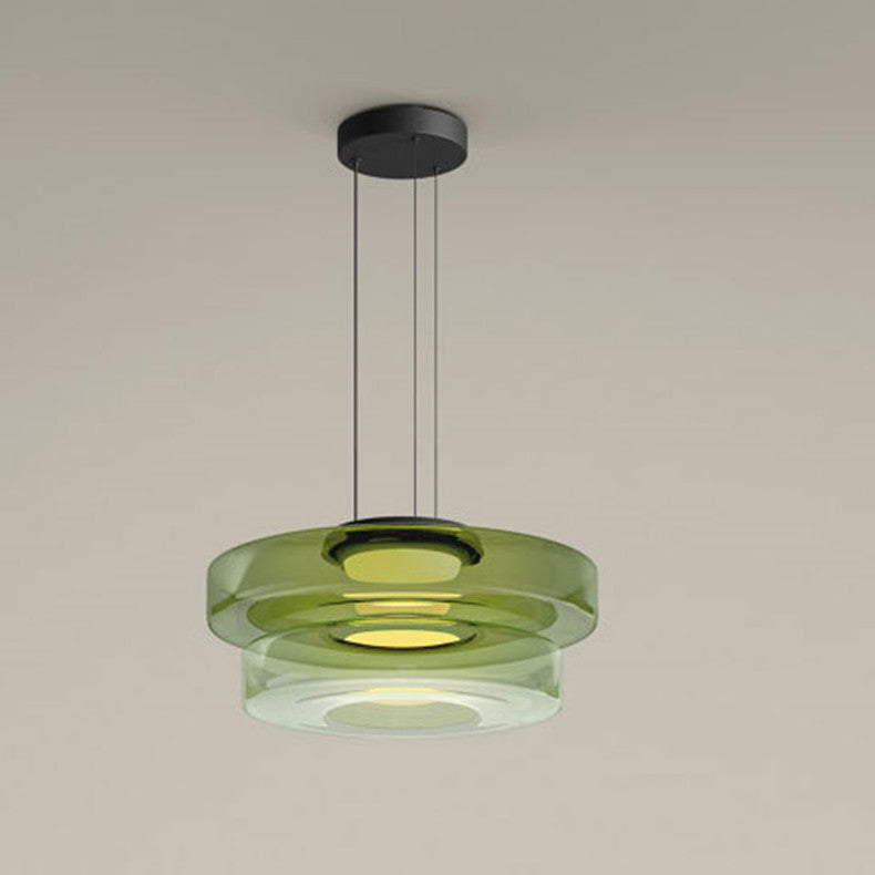 Bauhaus Glass Pendant Light Hanging Lamp