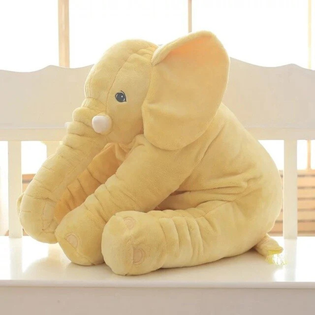 Plush Elephant Cushion Soft Stuffed Pillow