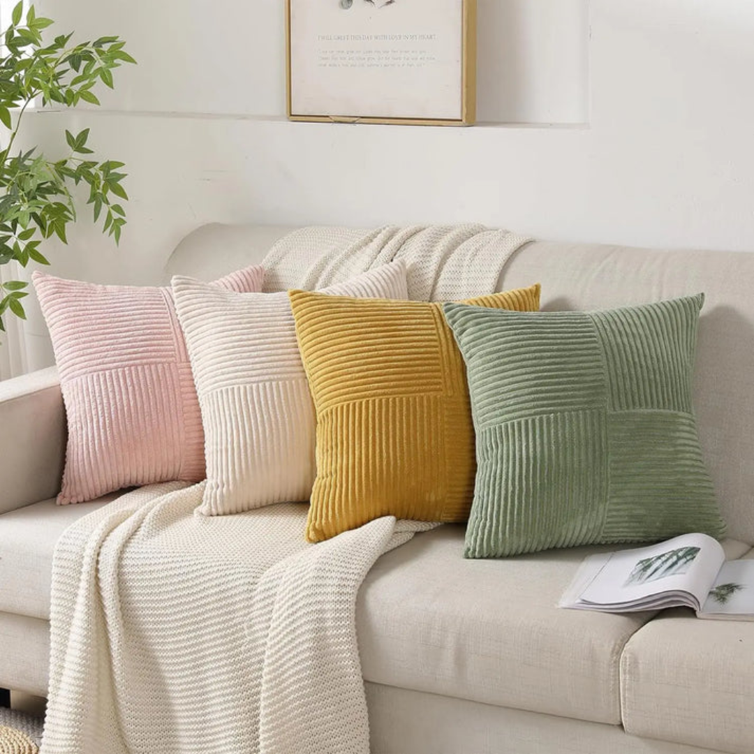 Plush Throw Pillow Hidden Zipper Cushion