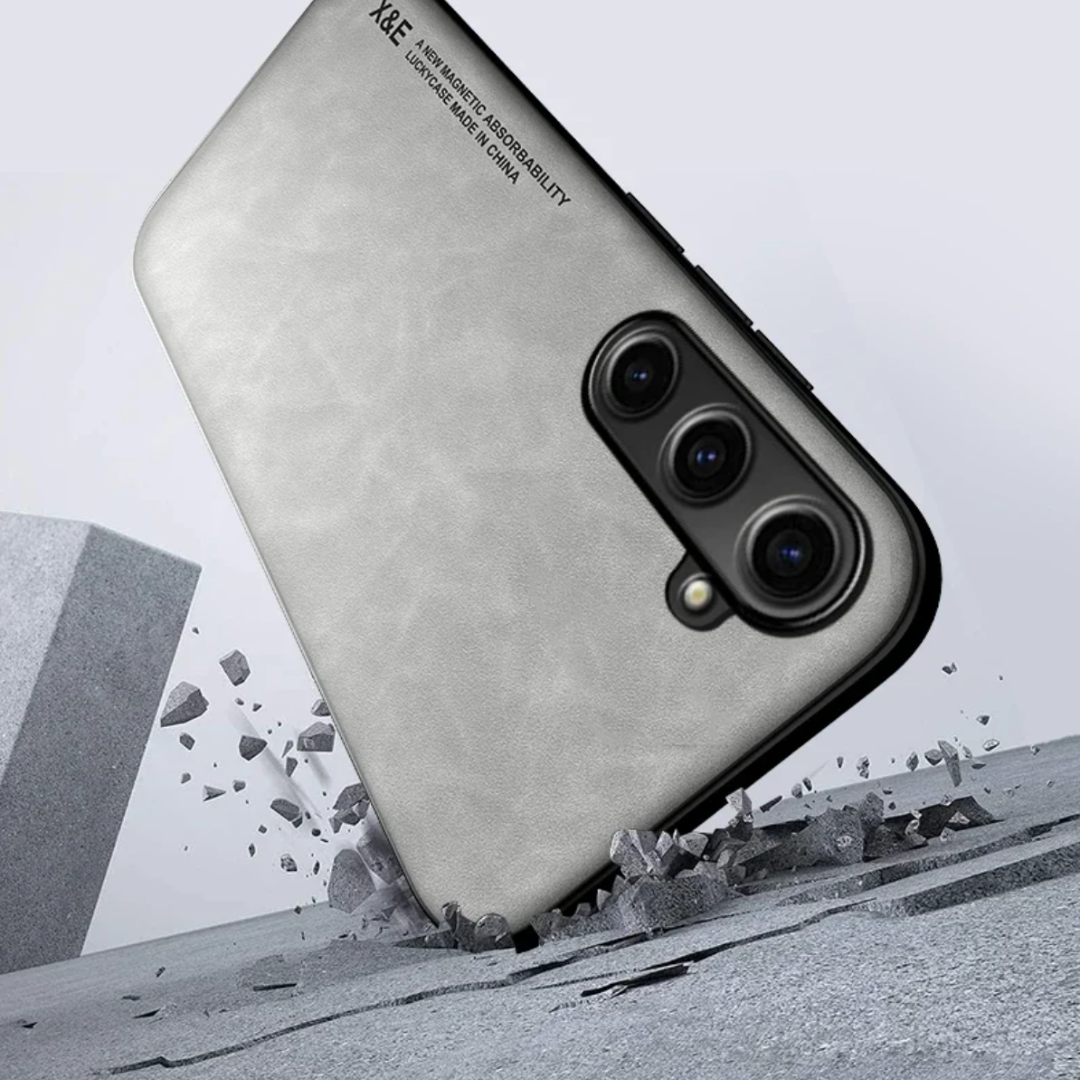 Phone Covers for Samsung Galaxy S Series and Note Models | Raised 1.5 mm Camera Rim, Fine Grip Finish | Magnetic, Four Colors